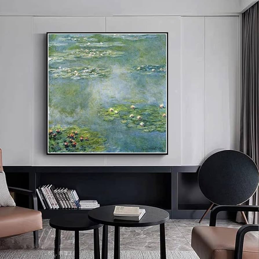 クロード・モネ、葉巻を吸う伊達男、希少画集画、新品高級額、額装付 クロード・モネ、葉巻を吸う伊達男、希少画集画、新品高級額、額装付